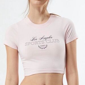 Size S Pacsun Pink Los Angeles Sports Club Baby T-Shirt (DEADSTOCK)